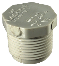 701-002 (2-PK) 1/2" Barb x 3/4" Mpt Nylon Male Adapter